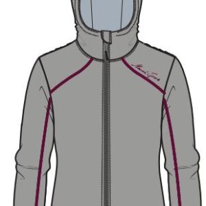 Da. Fleecejacke, kurz