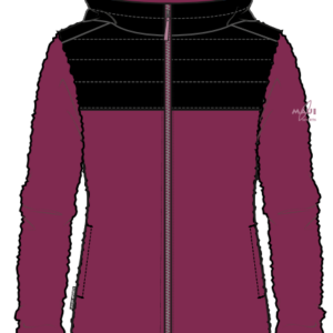 Da. Fleece Softshell Jacke